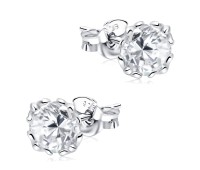 Beautiful CZ Stone Silver Ear Stud STS-5278